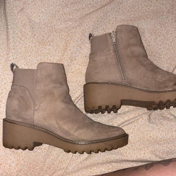 Target Women's Taupe Ankle Booties - Picture 1 of 4